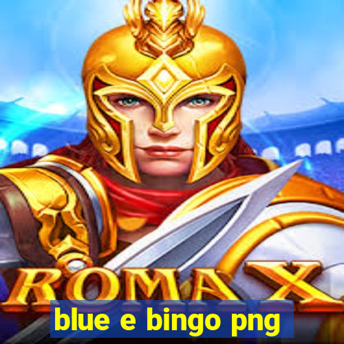 blue e bingo png